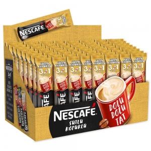 Nescafe 3 Ü 1 Arada Sütlü Köpüklü 72'Li Paket