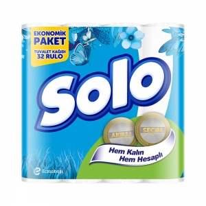 Solo Tuvalet Kağıdı 32'Li Paket Akıllı Seçim