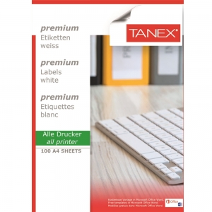 Tanex Laser Etiket TW-2018 63.5 X 46.6 MM